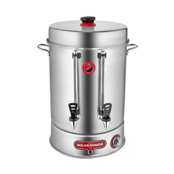 SilverInox 1904 Чайная машина, металлический нажимной кран, емкость 60 чашек, 7 л - SilverInox