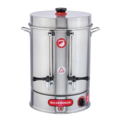 SilverInox 2015 Tea Machine, Rotary Metal Spout, 400 Cup Capacity, 36 L - SilverInox