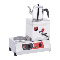 SilverInox 2080 طقم قهوة ملحومة موديل 15، 13 لتر، كهربائي - SilverInox