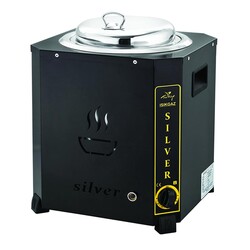 SilverInox C-02 غلاية حساء جامبو، 9 لتر، أسود - 2