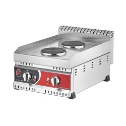 SilverInox EP-02 2 Burner Plate Heater, Electric - SilverInox