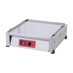 SilverInox IH01 جهاز تسخين الهمبرغر الرطب، بدون زجاج، 55x55x55x20 سم - SilverInox