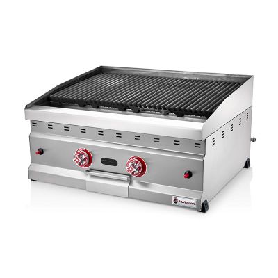 SilverInox LVA-70 Lavataşlı Amerikan Izgara, 60x70x50 cm - 1