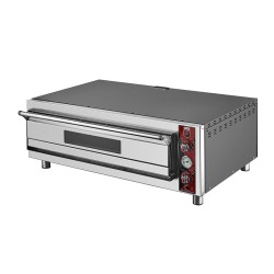 SilverInox PF-62 4 30 سم × 4 سعة البيتزا ذات السطح الواحد، كهربائي - 1