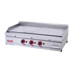 SilverInox PG-80-D شواية مسطحة من السلسلة 600، 80 × 80 سم، غاز طبيعي - SilverInox