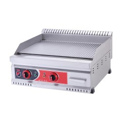 SilverInox PGE-80-D 600 Series Гриль с плоской пластиной, 80x80 см, электрический - SilverInox