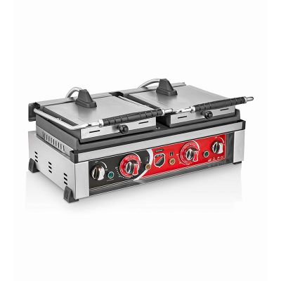 SilverInox SS-20D Тостер с двойной крышкой, 20 ломтиков, электрический - SilverInox