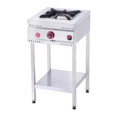 SilverInox TB-1G Taban Raflı Midi Ocak, 50x60x85 cm, LPG'li - 1