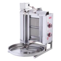 SilverInox 2164-U2-LPG Üstten Motorlu Döner Ocağı, 2 Radyanlı, LPG'li - SilverInox
