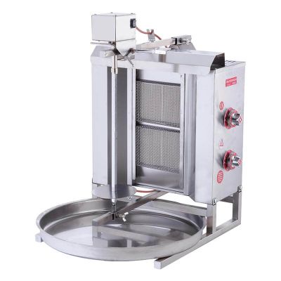 SilverInox 2164-U2-LPG Üstten Motorlu Döner Ocağı, 2 Radyanlı, LPG'li - 1