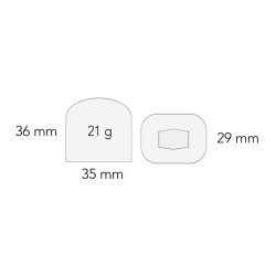 Simag SDH 100 AS Hopper Finger Ice Machine, 100 kg/day Capacity - Simag (1)