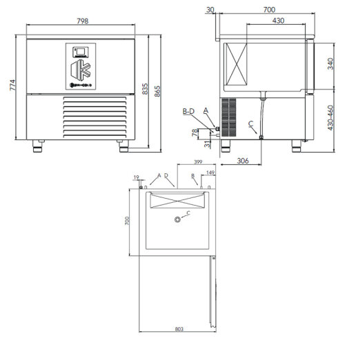 Sin Of Cold MXE5.20 Şok Dondurucu ve Soğutucu, 5 Tepsi Kapasiteli - 3