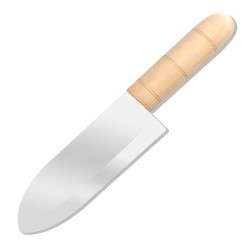 Sinerji Chocolate Carbon Steel Baklava Knife with Wooden Handle, 18 cm - Sinerji