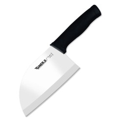 Sinerji Chocolate No 1 Wide Baklava Knife with Plastic Handle, 17 cm, Black - Sinerji