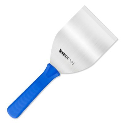 Sinerji Chocolate No 3 Plastik Saplı Spatula, 13 cm, Mavi - 1
