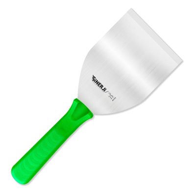 Sinerji Chocolate No 3 Plastik Saplı Spatula, 13 cm, Yeşil - 1