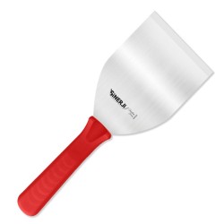 Sinerji Chocolate No 3 Spatula with Plastic Handle, 13 cm, Red 