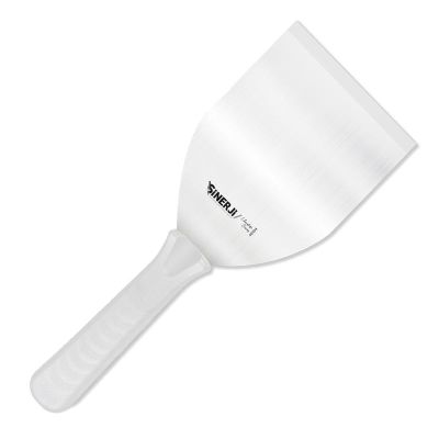 Sinerji Chocolate No 4 Plastik Saplı Spatula, 14 cm, Beyaz - 1