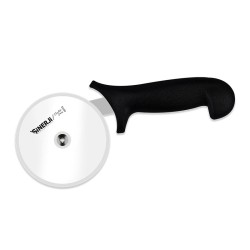 Sinerji Chocolate Pizza Roulette with Plastic Handle, 10 cm, Black - Sinerji