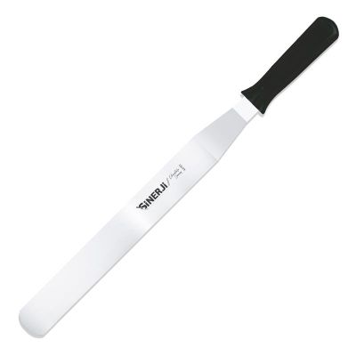 Sinerji Chocolate Plastik Saplı Kıvrık Pasta Paleti, 25 cm, Siyah - 1