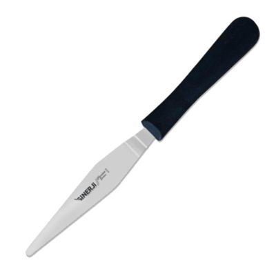 Sinerji Chocolate Plastik Saplı Kıvrık Üçgen Pasta Paleti, 12 cm, Siyah - 1