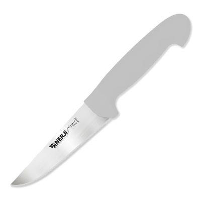 Sinerji Fingerprint No 0 Plastik Saplı Kasap Bıçağı, 12.5 cm, Beyaz - 1