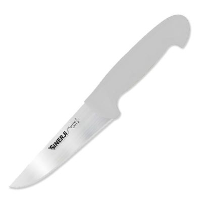 Sinerji Fingerprint No 1 Plastik Saplı Kasap Bıçağı, 14.5 cm, Beyaz - 1