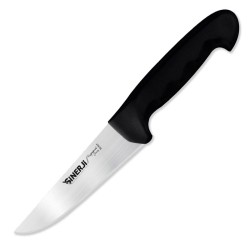 Sinerji Fingerprint No 1 Plastik Saplı Kasap Bıçağı, 14.5 cm, Siyah 