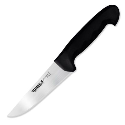 Sinerji Fingerprint No 1 Plastik Saplı Kasap Bıçağı, 14.5 cm, Siyah - 1