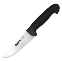 Sinerji Fingerprint No 2 Butcher Knife with Plastic Handle, 16.5 cm, Black - Sinerji