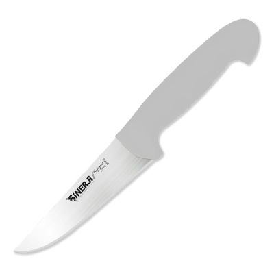 Sinerji Fingerprint No 2 Plastik Saplı Kasap Bıçağı, 16.5 cm, Beyaz - 1