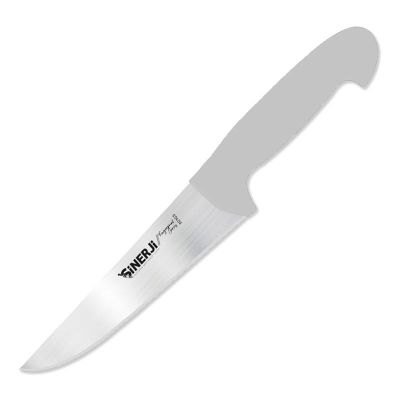 Sinerji Fingerprint No 3 Plastik Saplı Kasap Bıçağı, 18.5 cm, Beyaz - 1
