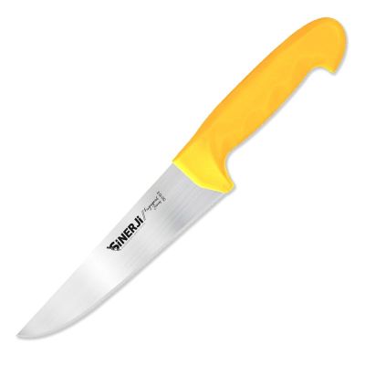 Sinerji Fingerprint No 3 Plastik Saplı Kasap Bıçağı, 18.5 cm, Sarı - 1