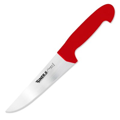 Sinerji Fingerprint No 4 Plastik Saplı Kasap Bıçağı, 21 cm, Kırmızı - 1