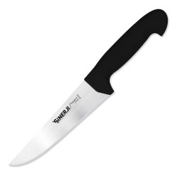 Sinerji Fingerprint No 4 Plastik Saplı Kasap Bıçağı, 21 cm, Siyah 
