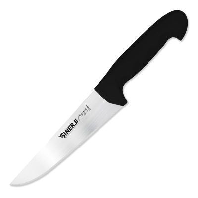 Sinerji Fingerprint No 4 Plastik Saplı Kasap Bıçağı, 21 cm, Siyah - 1