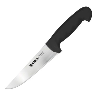Sinerji Fingerprint No 5 Plastik Saplı Kasap Bıçağı, 25 cm, Siyah - 1