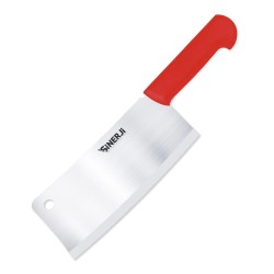 Sinerji No 3 Plastic Handle Cleaver, 26.5 cm, Red 
