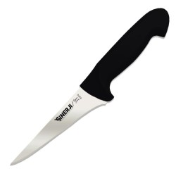 Sinerji Passion No 2 Boning Knife with Plastic Handle, 16.5 cm, Black - Sinerji