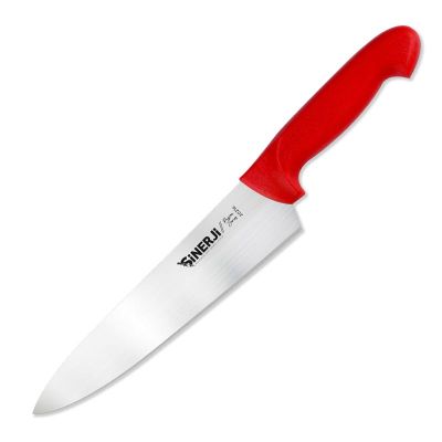 Sinerji Passion No 2 Plastik Saplı Şef Bıçağı, 20.5 cm, Kırmızı - 1
