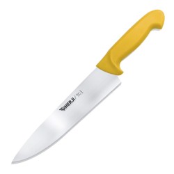 Sinerji Passion No 3 Chef Knife with Plastic Handle, 22.5 cm, Yellow - Sinerji