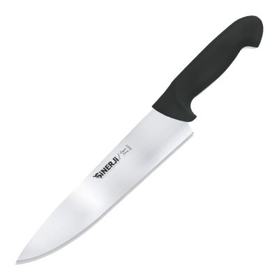 Sinerji Passion No 3 Plastik Saplı Şef Bıçağı, 22.5 cm, Siyah - 1