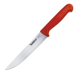 Sinerji Passion Plastic Handle Kitchen Knife, 16 cm, Red 