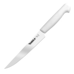Sinerji Passion Plastic Handle Medium Cheese Knife, 16 cm, White - Sinerji