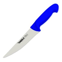 Sinerji Passion Plastic Handle Straight Vegetable Knife, 12 cm, Blue 