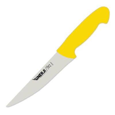 Sinerji Passion Plastik Saplı Düz Sebze Bıçağı, 12 cm, Sarı - 1