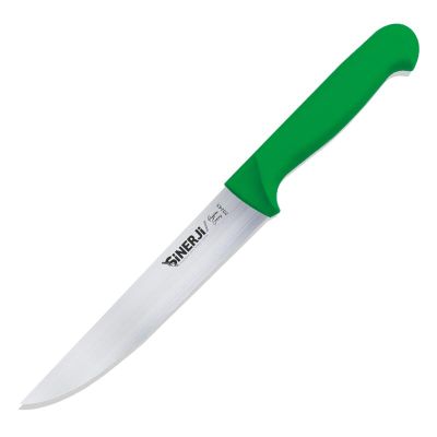 Sinerji Passion Plastik Saplı Mutfak Bıçağı, 16 cm, Yeşil - 1