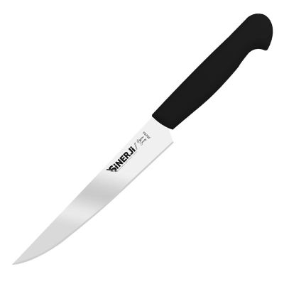 Sinerji Passion Plastik Saplı Orta Peynir Bıçağı, 16 cm, Siyah - 1