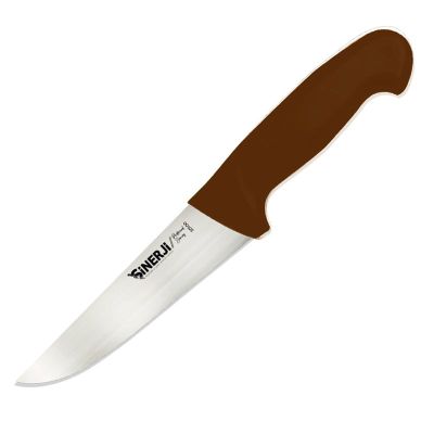 Sinerji Protrend No 0 Plastik Saplı Kasap Bıçağı, 12.5 cm, Kahverengi - 1