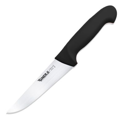 Sinerji Protrend No 1 Plastik Saplı Kasap Bıçağı, 14.5 cm, Siyah - 1